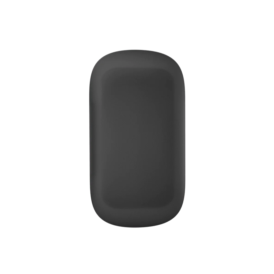 An AirPop Pocket Storage Case on a black background.